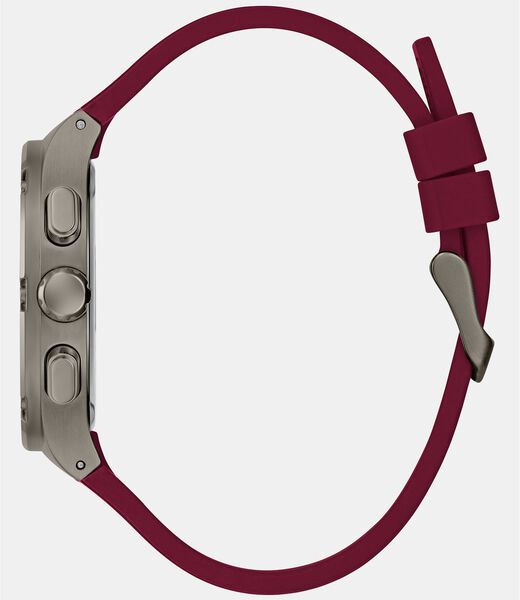Multi-function silicone watch