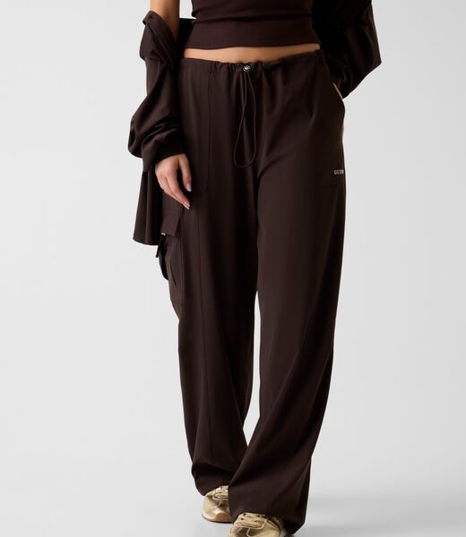 Wide leg cargo pants