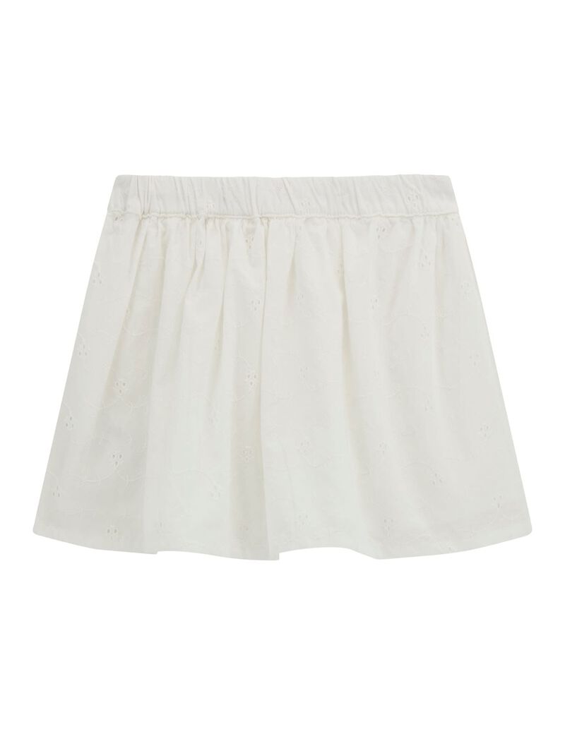 Eyelets mini skirt