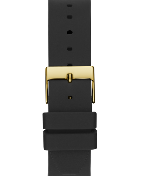 Ladies Black Gold Tone Analog Watch