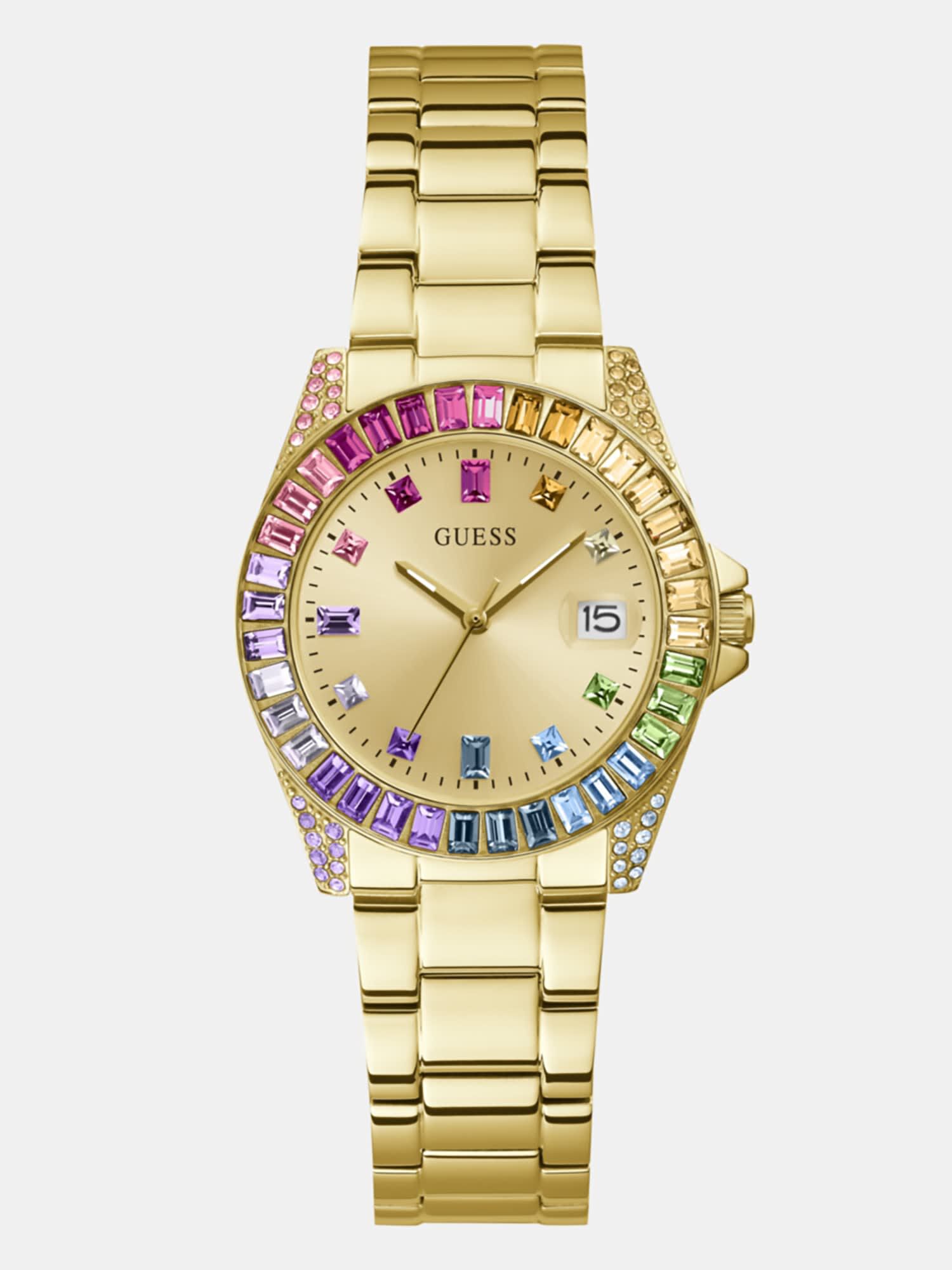 Shop GUESS Online Crystal watch with date function