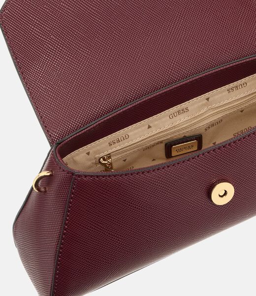 Bolena saffiano mini shoulder bag