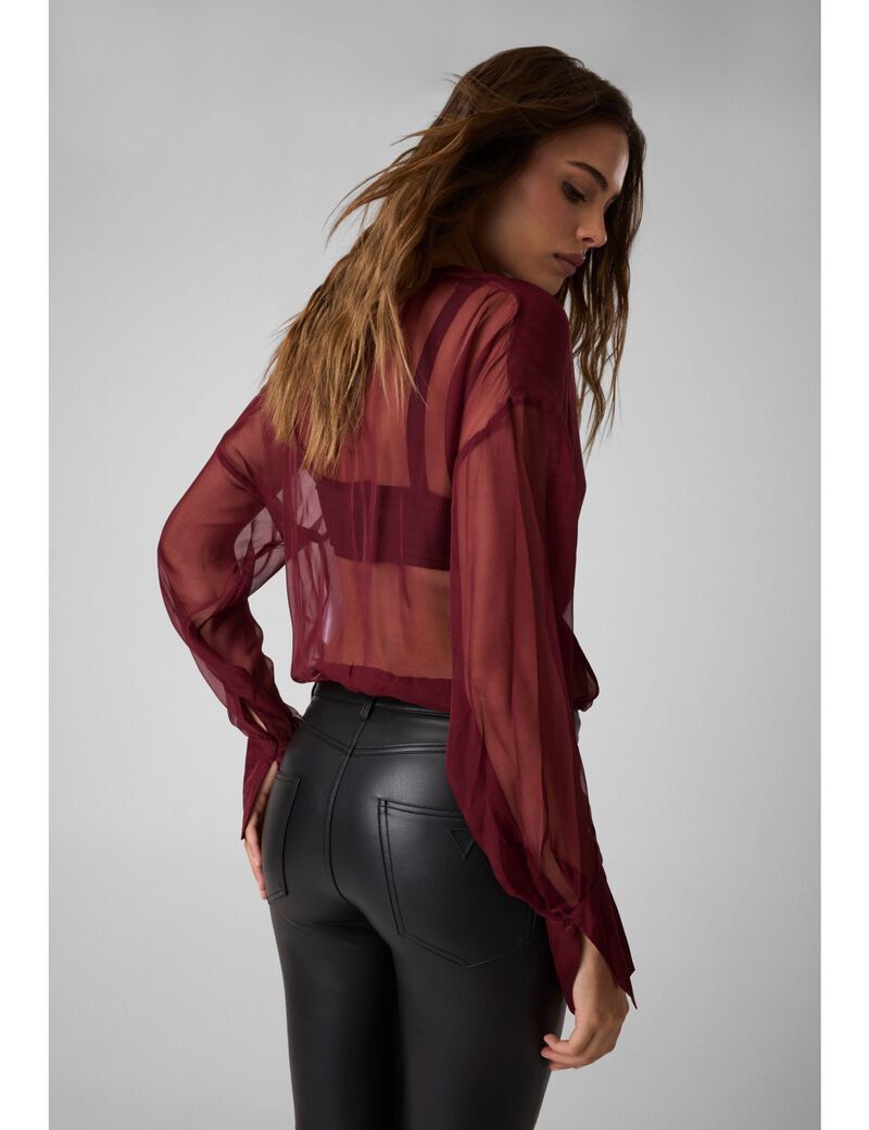 guess marciano full sleeve blouse
