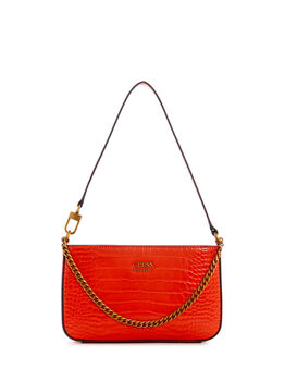 Katey Croc Mini Top Zip Shoulder