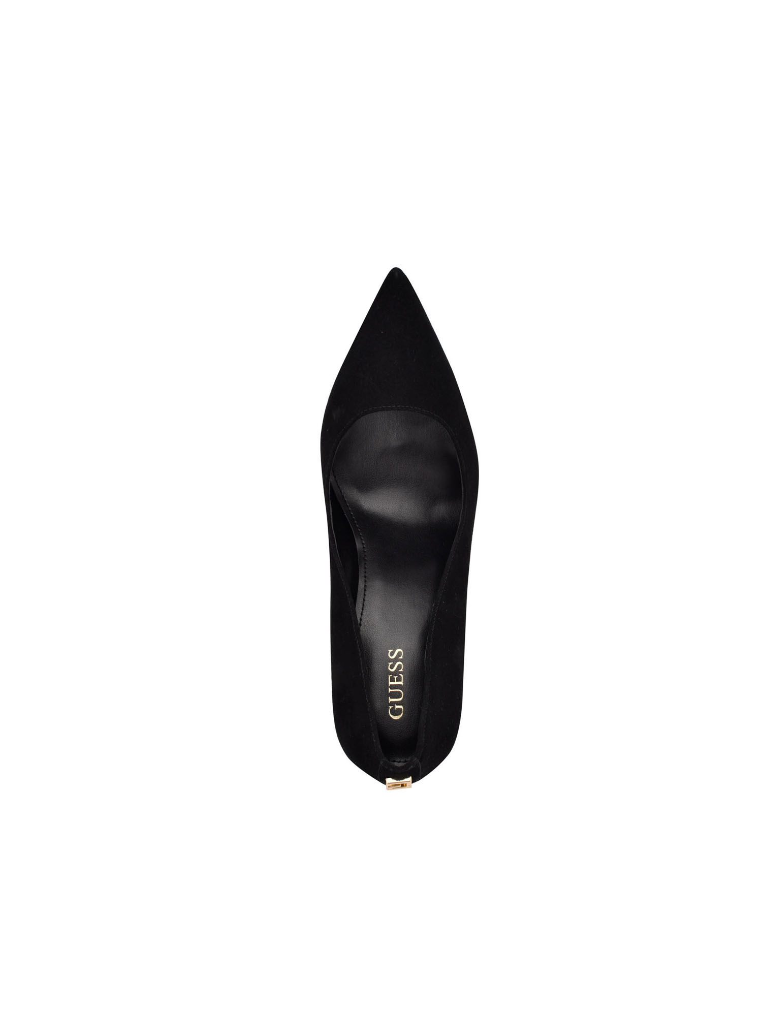 Shop GUESS Online Block Heel Pointy Toe Pump