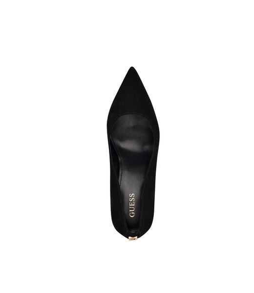 Block Heel Pointy Toe Pump