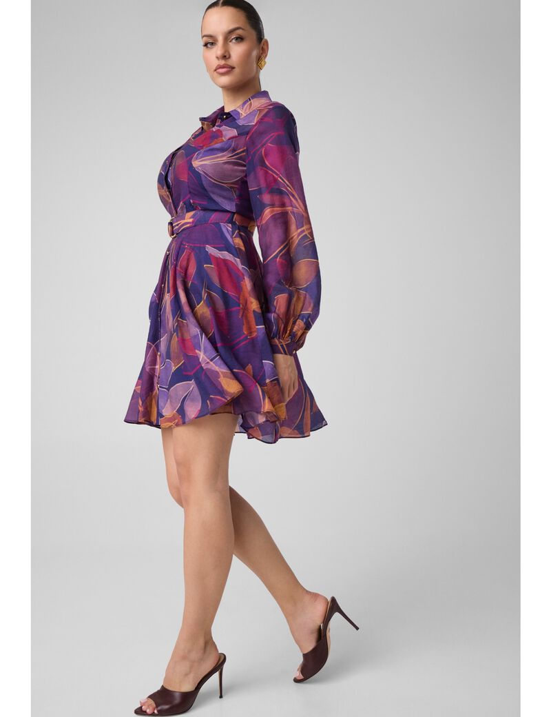 guess marciano chemisier mini dress