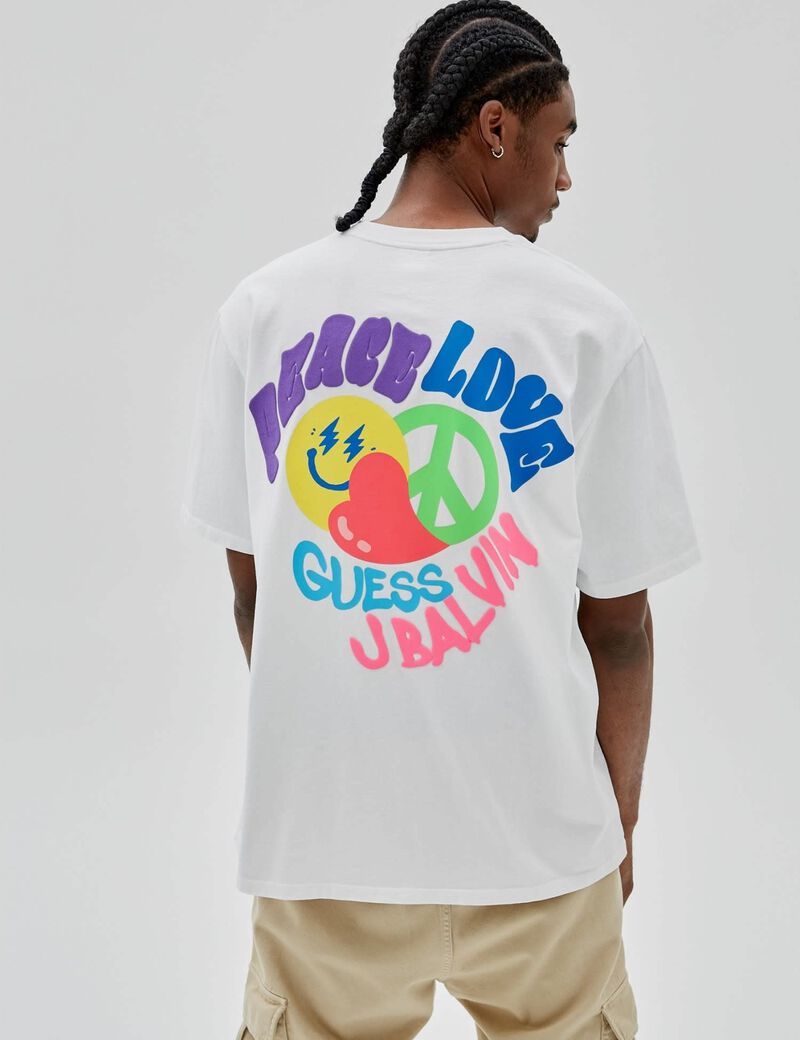 Shop GUESS Online J Balvin Back Print T-Shirt