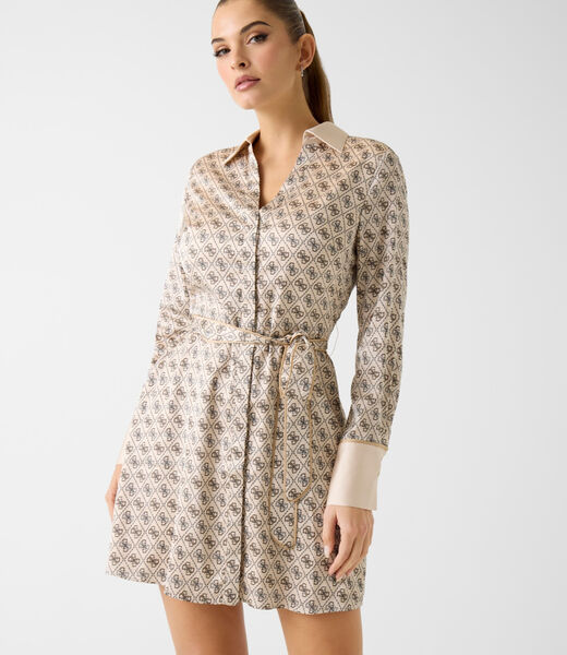 Blerta long sleeve chemisier dress