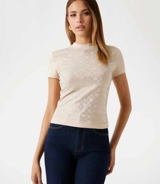 All-over chain logo T-shirt