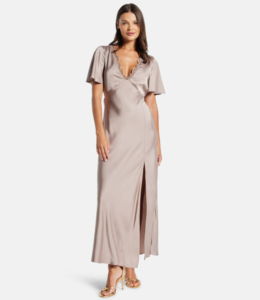 Martine split long dress