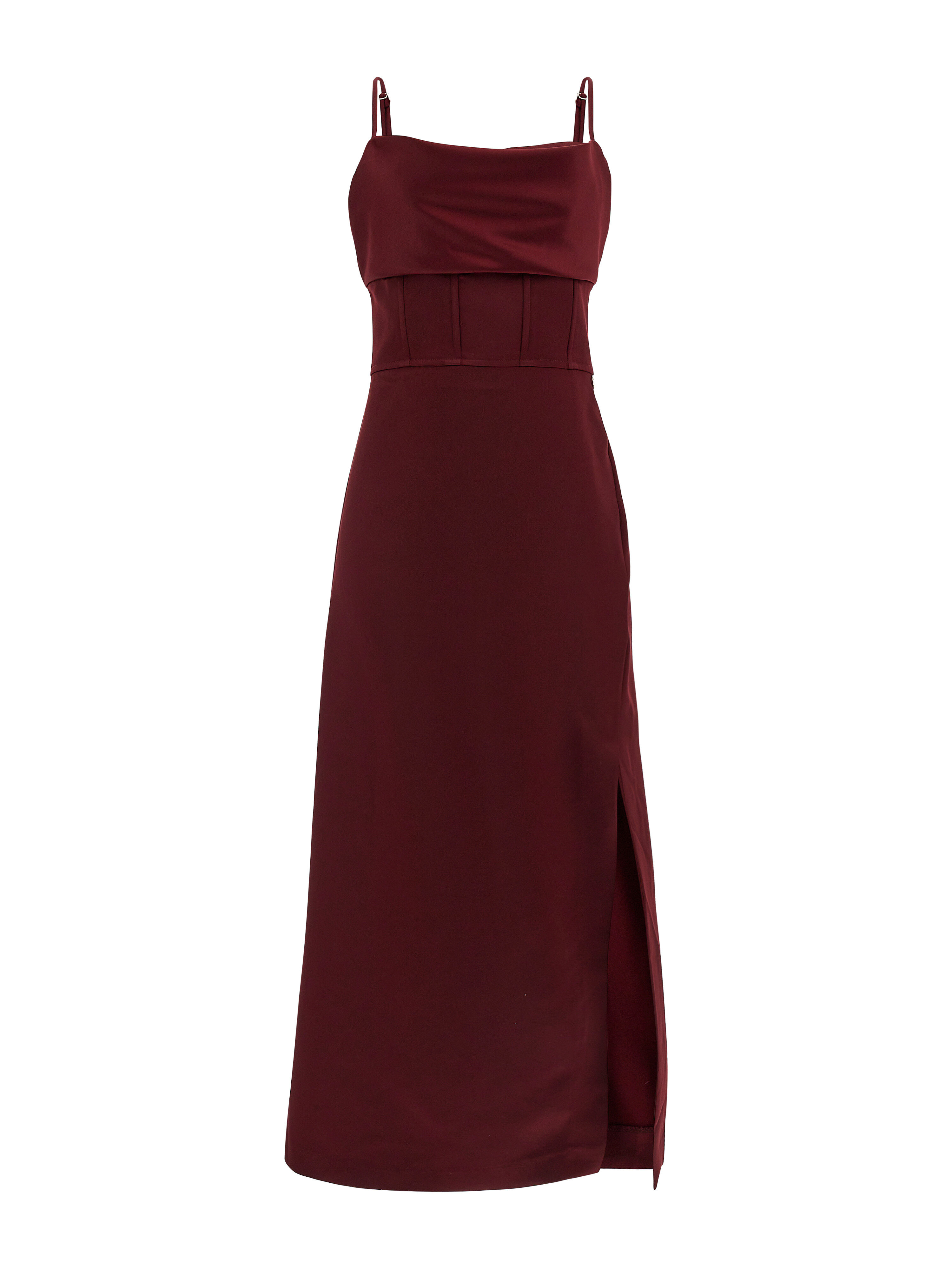 Guess burgundy dress hotsell