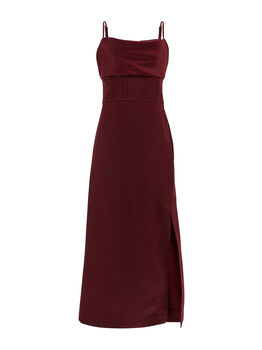 Satin Long Dress