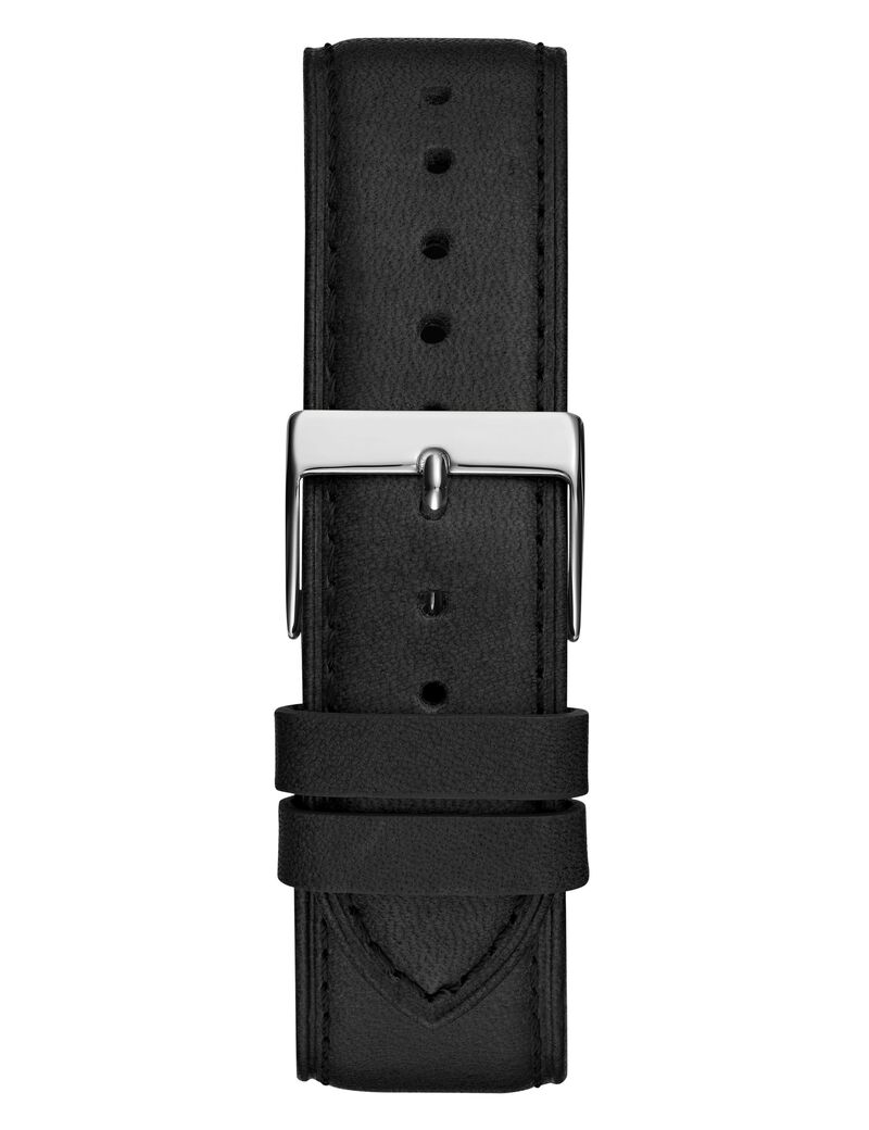 Analogue watch in genuine leather