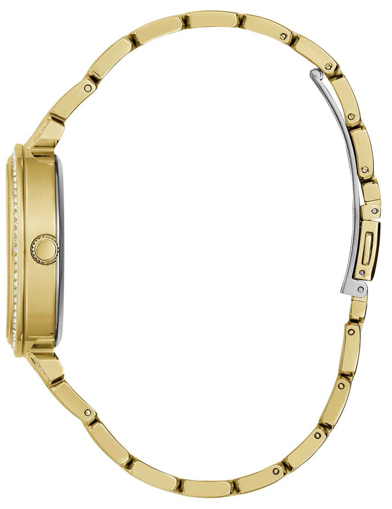 Gold-Tone Cut-Through Watch