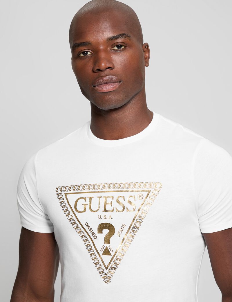 Chain triangle logo t-shirt