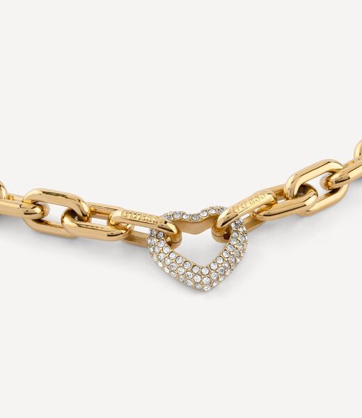 18Mm Pave Heart Chain Br