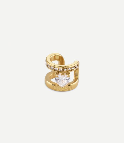 HEART CRYSTAL MONO EARCUFF