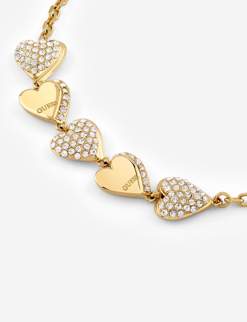 8mm multi hearts pave bracelet