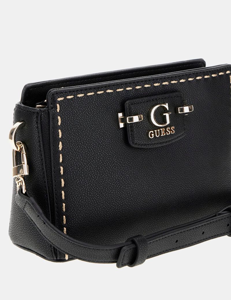 Nastra stitch-detail mini crossbody