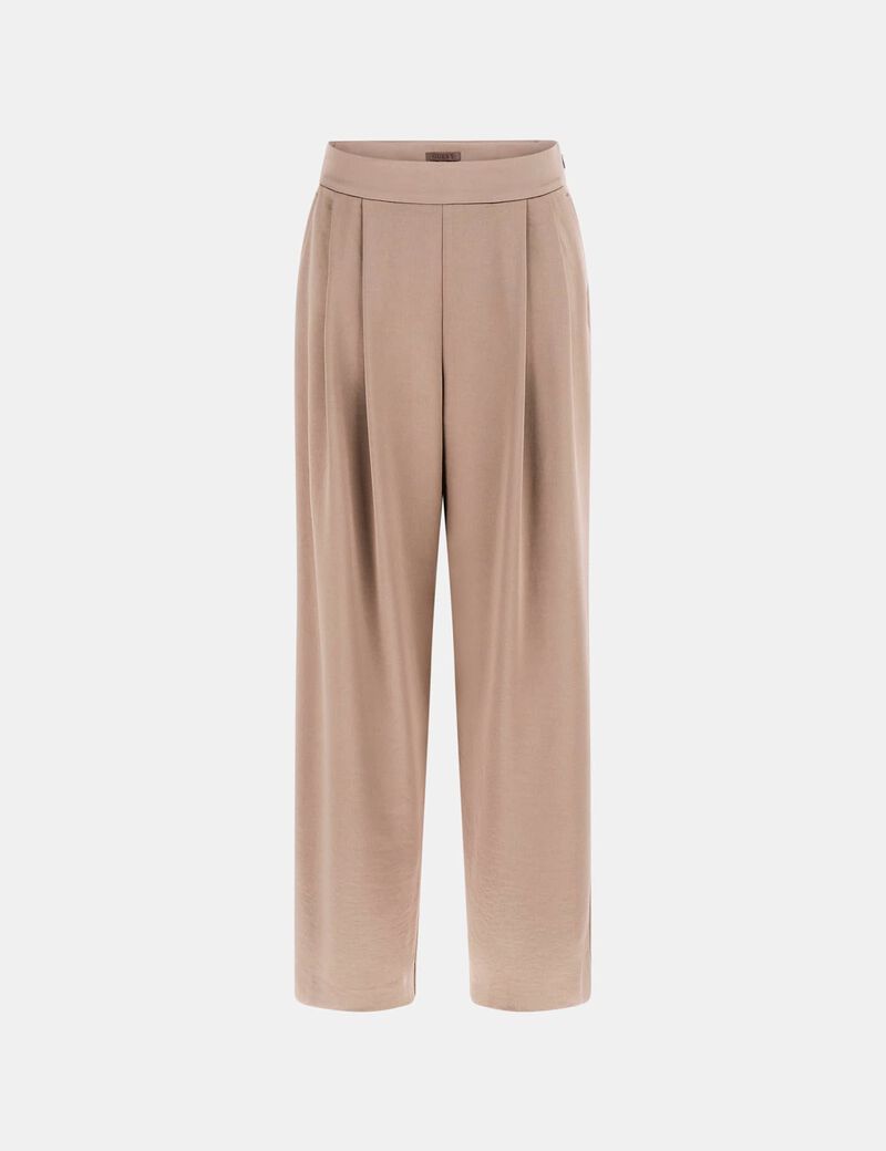 Satin wide leg pant