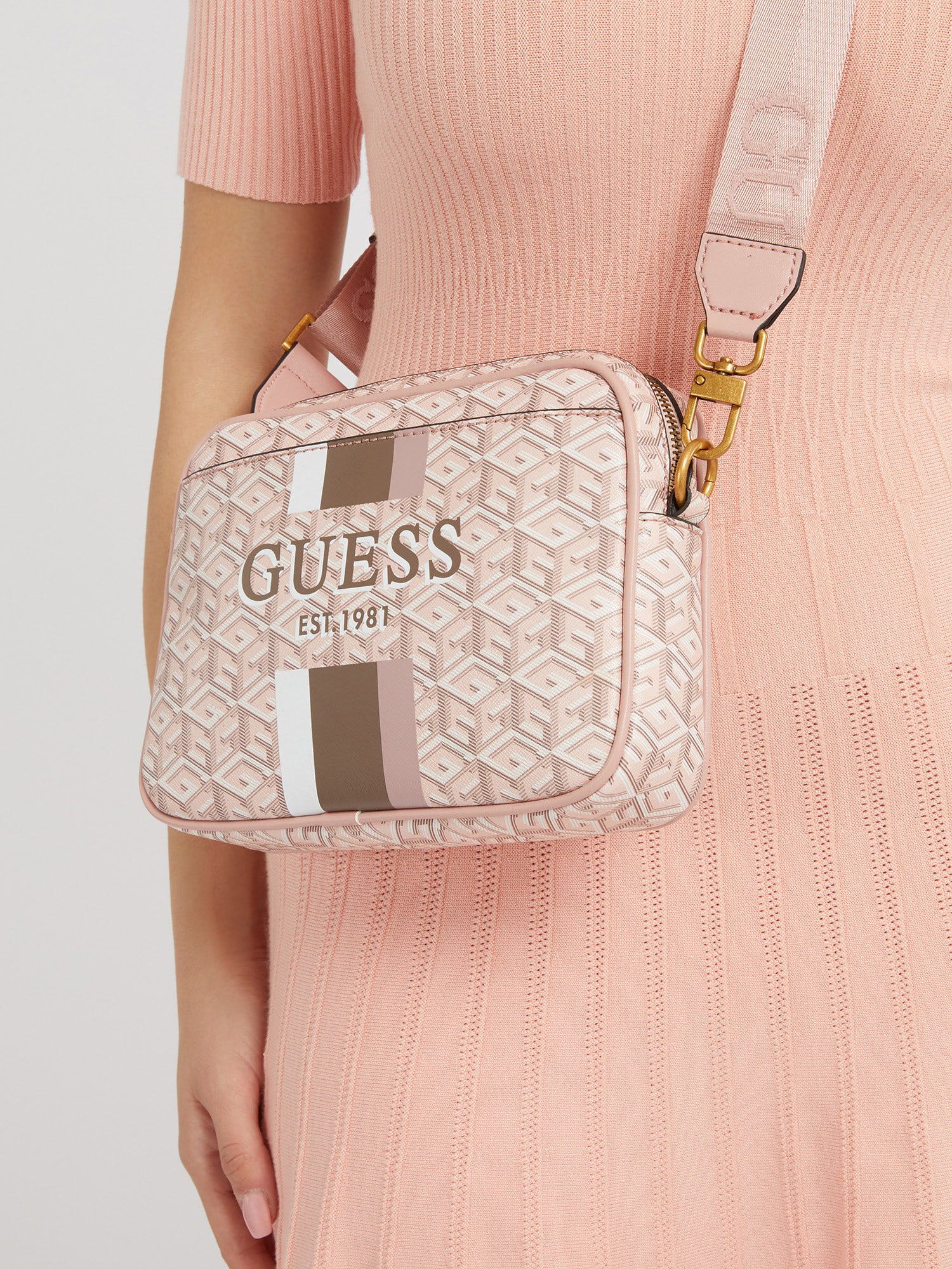 Camera bag guess on sale