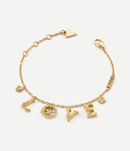 Love flowers multi charm bracelets