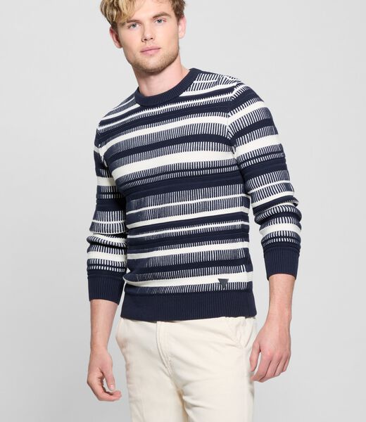 Regular-fit striped sweater