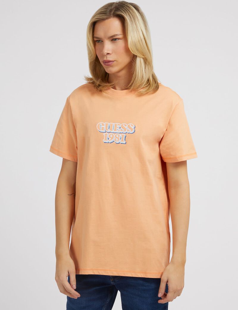 Shop GUESS Online Embroidered logo t-shirt