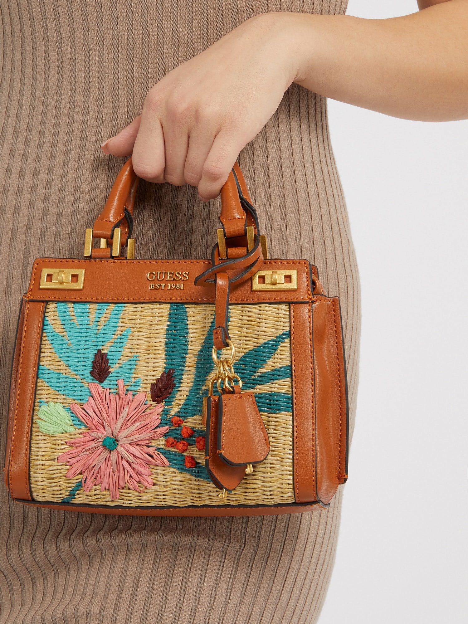 Guess mini satchel discount
