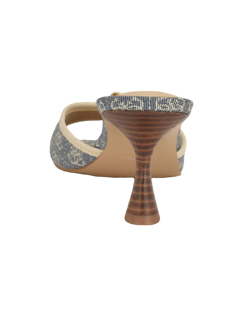 Dista Mid Heel Open Toe with Buckle Sandals 