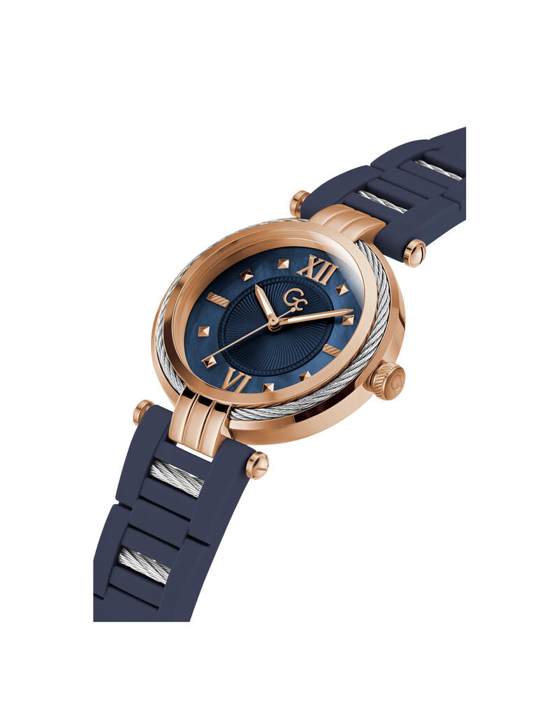 Gc Gold And Blue Ladies Watch