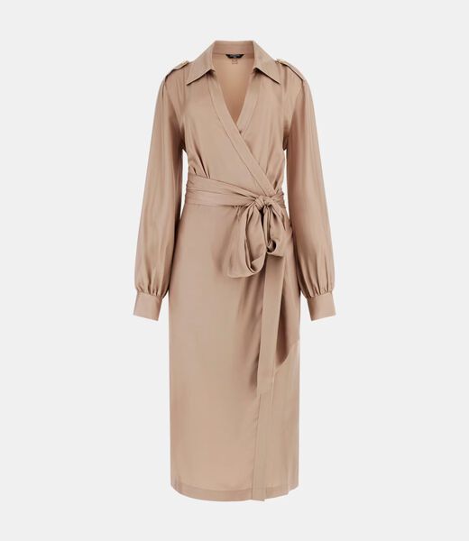 Marciano wrap midi dress