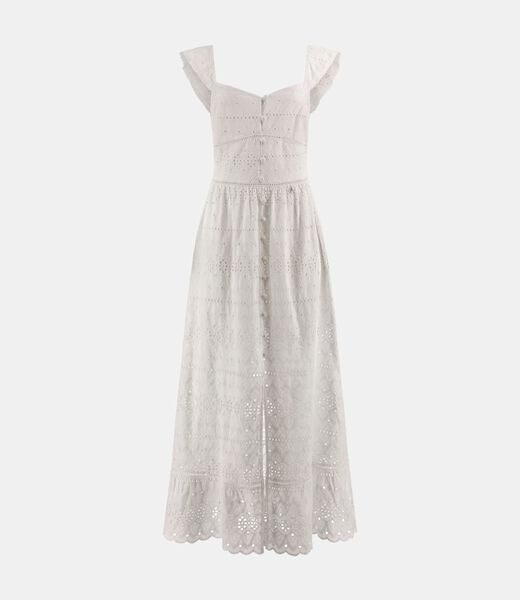 Long broderie anglaise dress