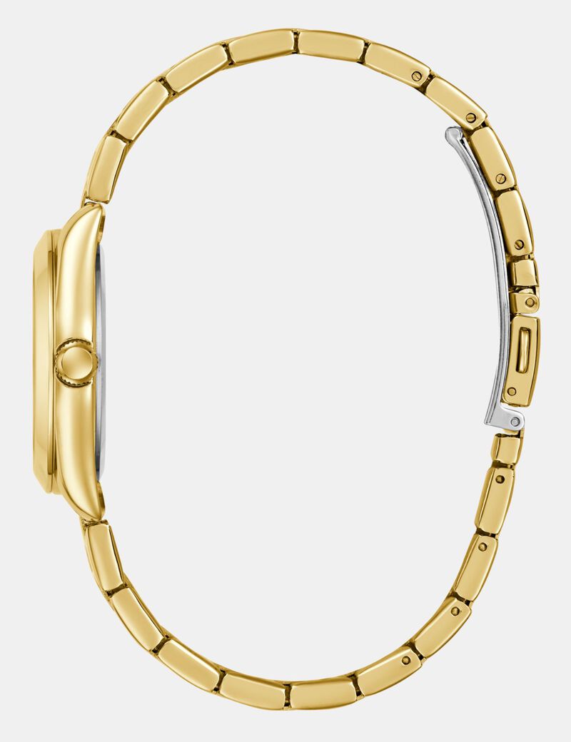 Ladies Gold Tone Date Watch