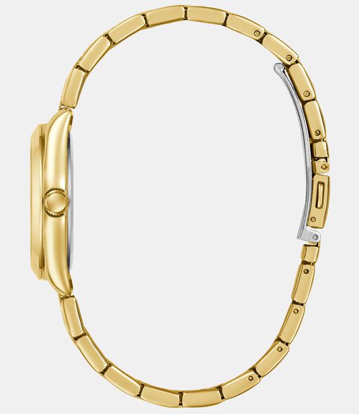 Ladies Gold Tone Date Watch
