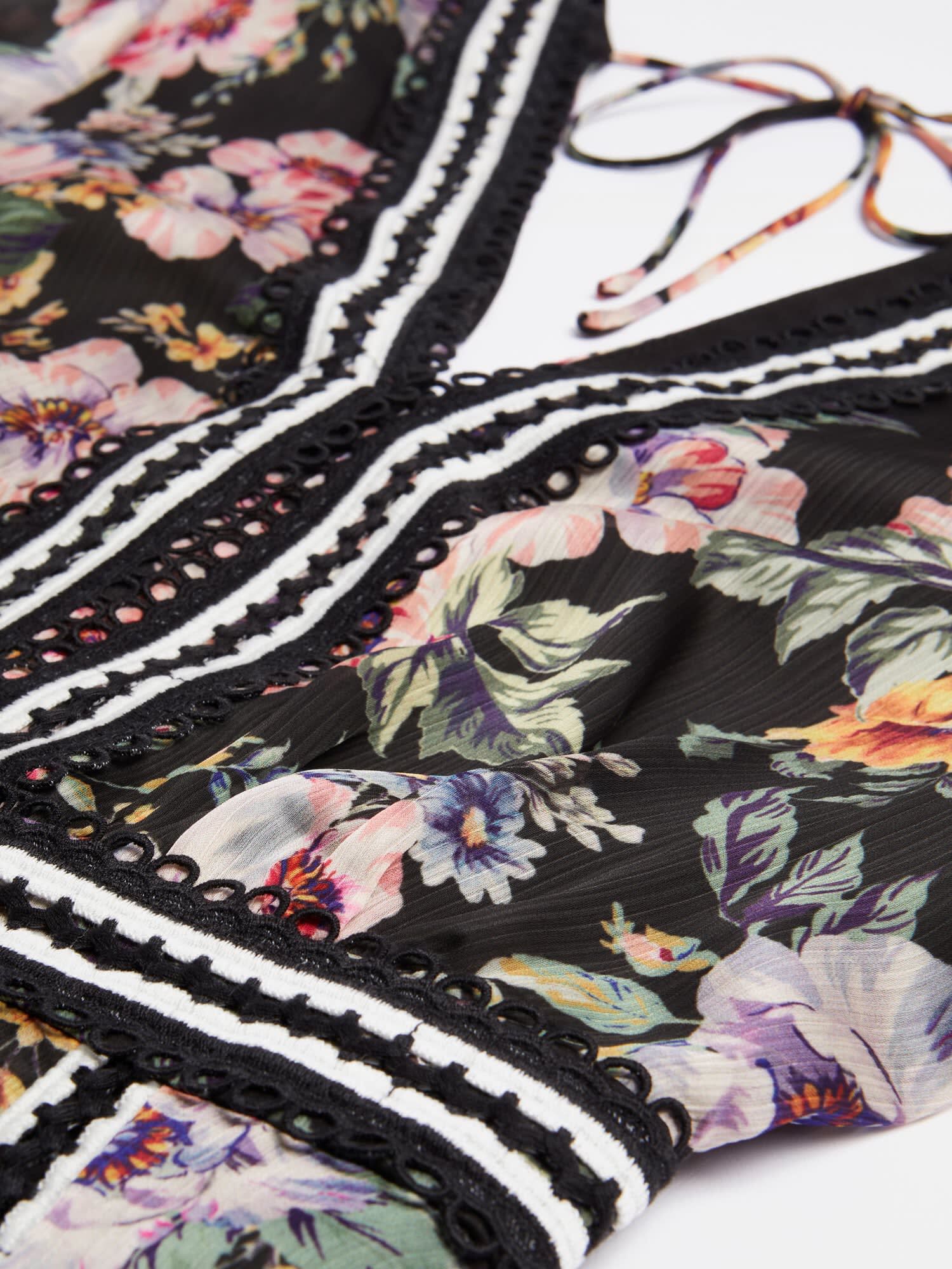 Guess floral top print dress