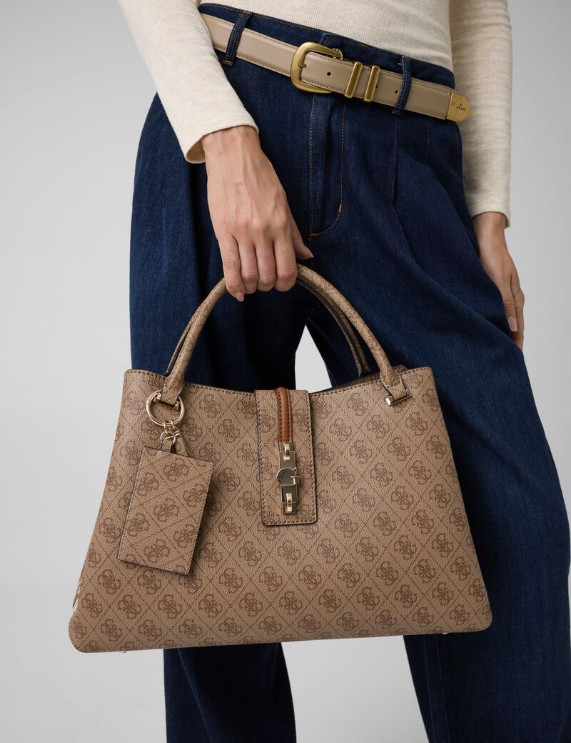 guess yvonne logo tote bag