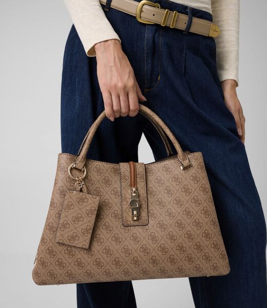 guess yvonne logo tote bag