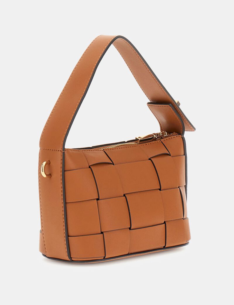 Maylee Woven Mini Hobo Bag