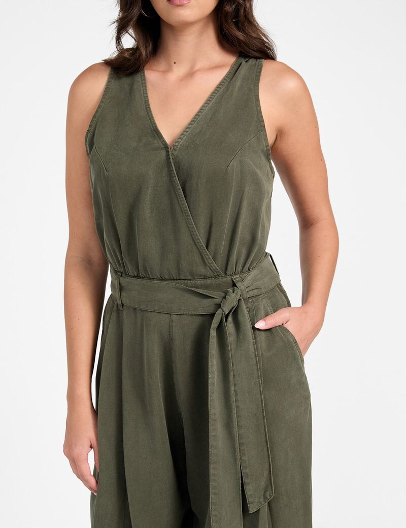 Twill jumpsuit