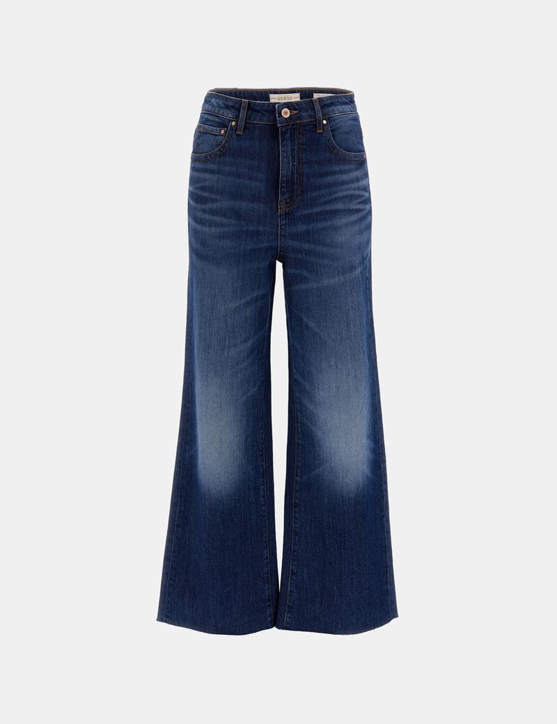 High Rise Wide Leg Denim Pant