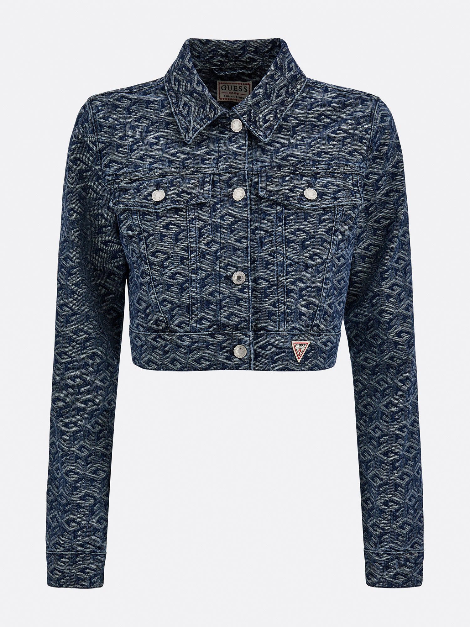 Guess logo denim new arrivals jacket
