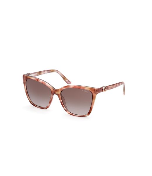 Square gradient brown smoke sunglasses