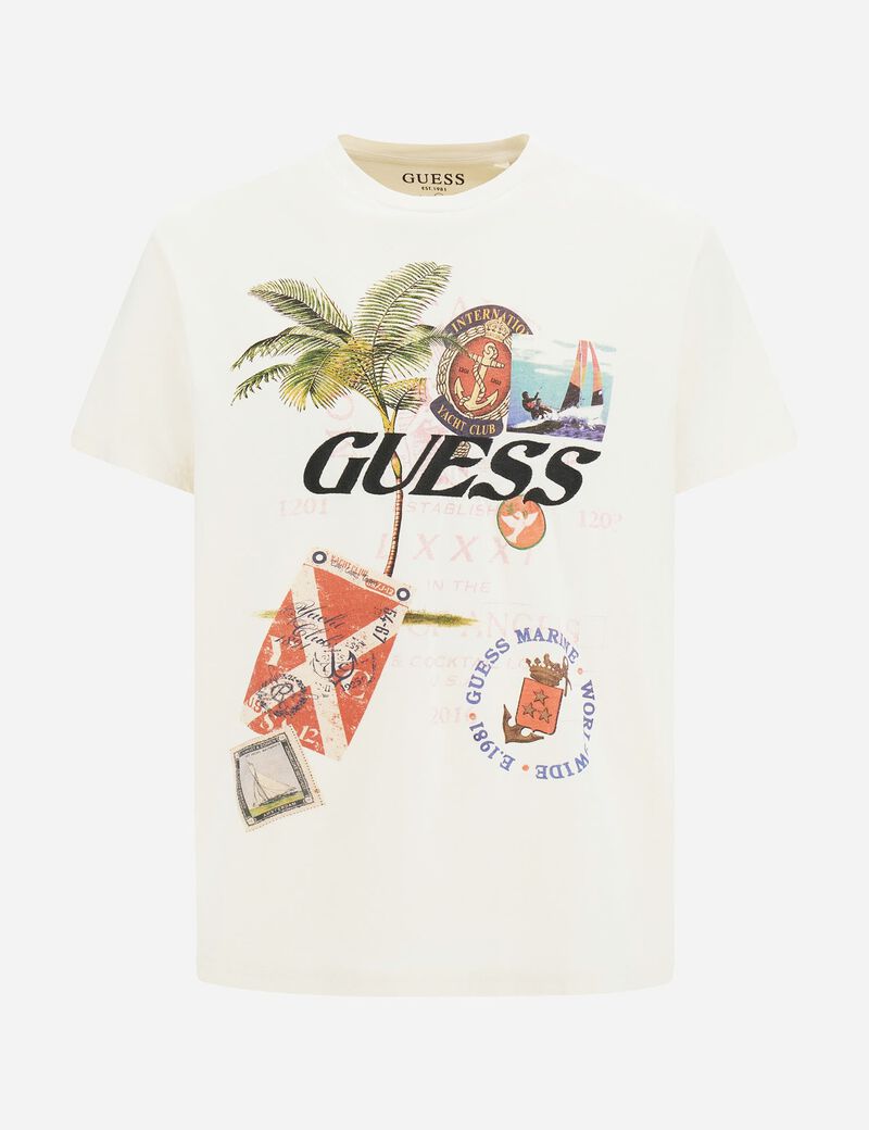 Collage print t-shirt