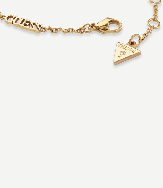 G Logo Crystal Charm Bracelet