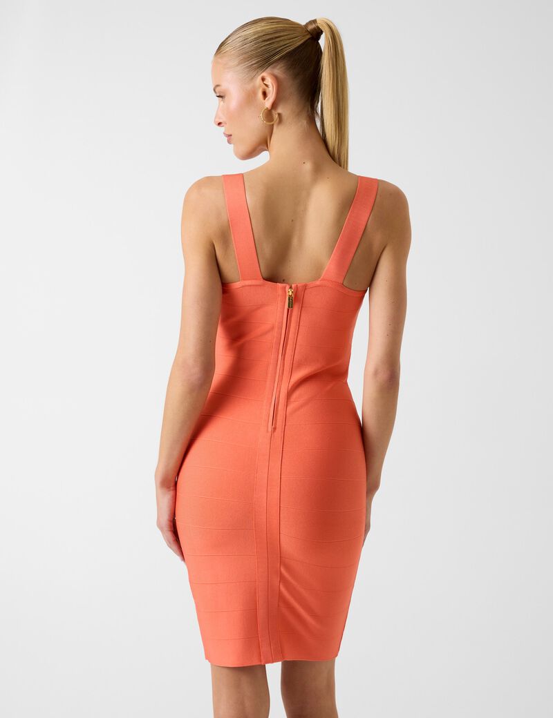 guess marciano bandage midi dress