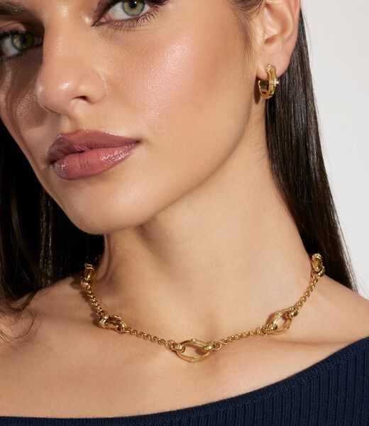16-18" bamboo links chain necklace