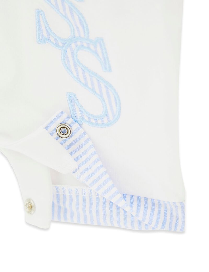 STR JERSEY SHORTIE W/SEERSUCKE