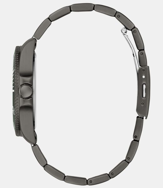 Mens Gunmetal Analog Watch